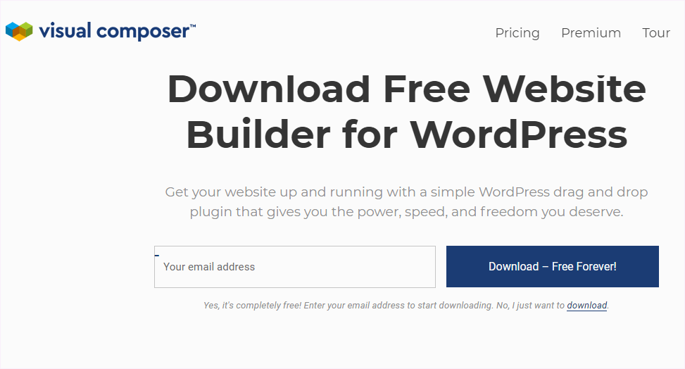 Crie um site WordPress com o Visual Composer Website Builder