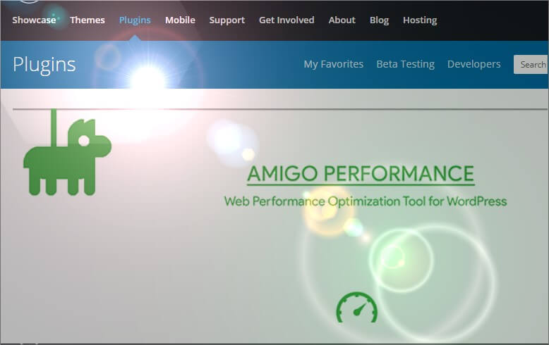 Amigo Performance Plugin de Otimização WordPress