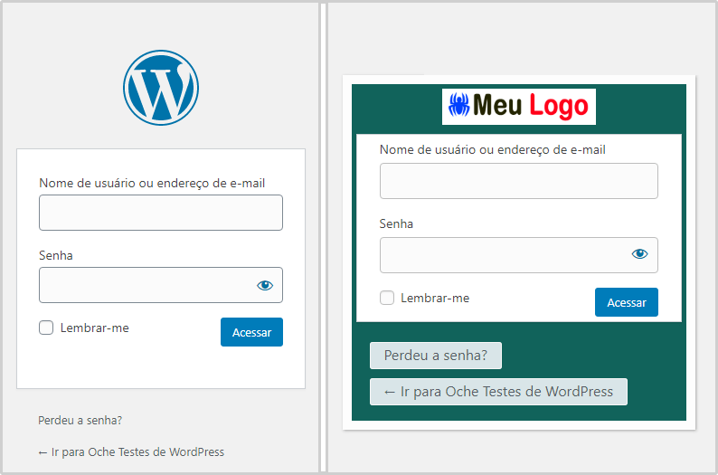 Como alterar o logotipo na página de login do WordPress