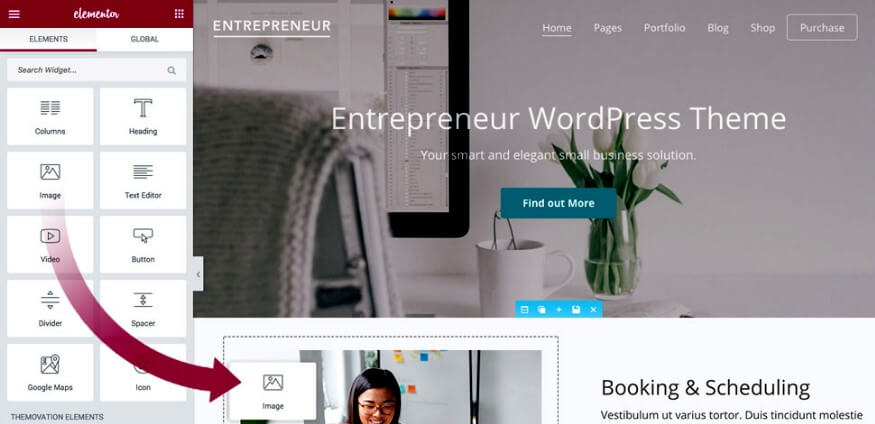 Entrepreneur - tema wordPress para pequenas empresas