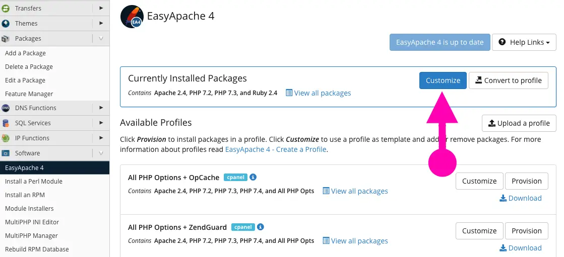 Instalar Memcached No cPanel