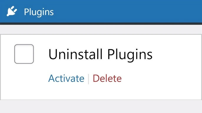 Como desinstalar plugins no WordPress